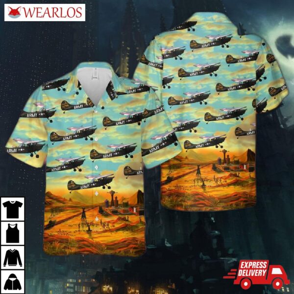 Us Army Cessna O-1 Bird Dog Hawaiian Shirt
