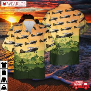 Us Army Cessna O-1 Bird Dog Hawaiian Shirt