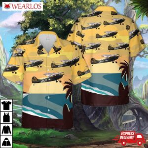 Us Army Cessna O-1 Bird Dog Hawaiian Shirt