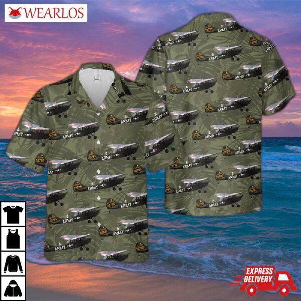 Us Army Cessna O-1 Bird Dog Hawaiian Shirt