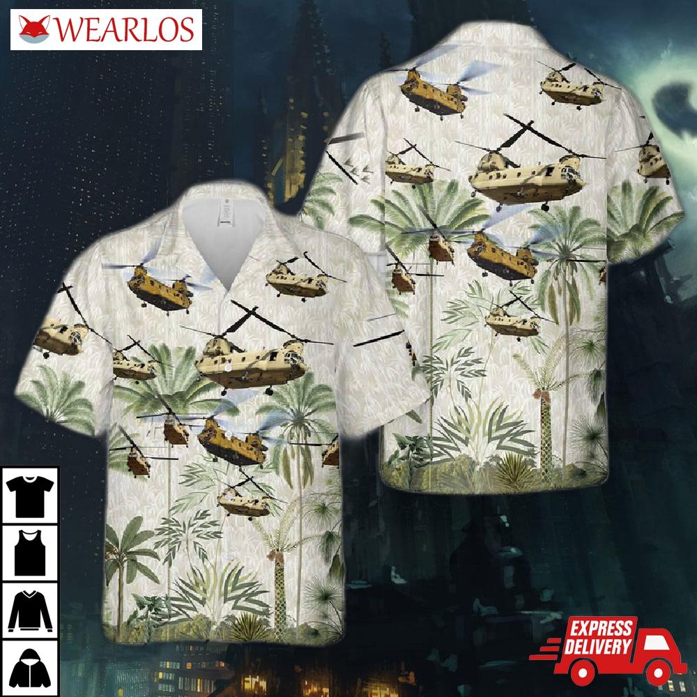 Us Army Ch-47 Chinook Hawaiian Shirt
