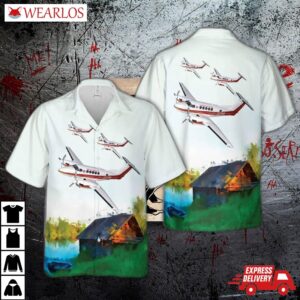 Us Army Corps Of Engineers Beechcraft 200 Hawaiian Shirt