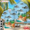 Us Army De Havilland Canada Dhc-2 Beaver Hawaiian Shirt
