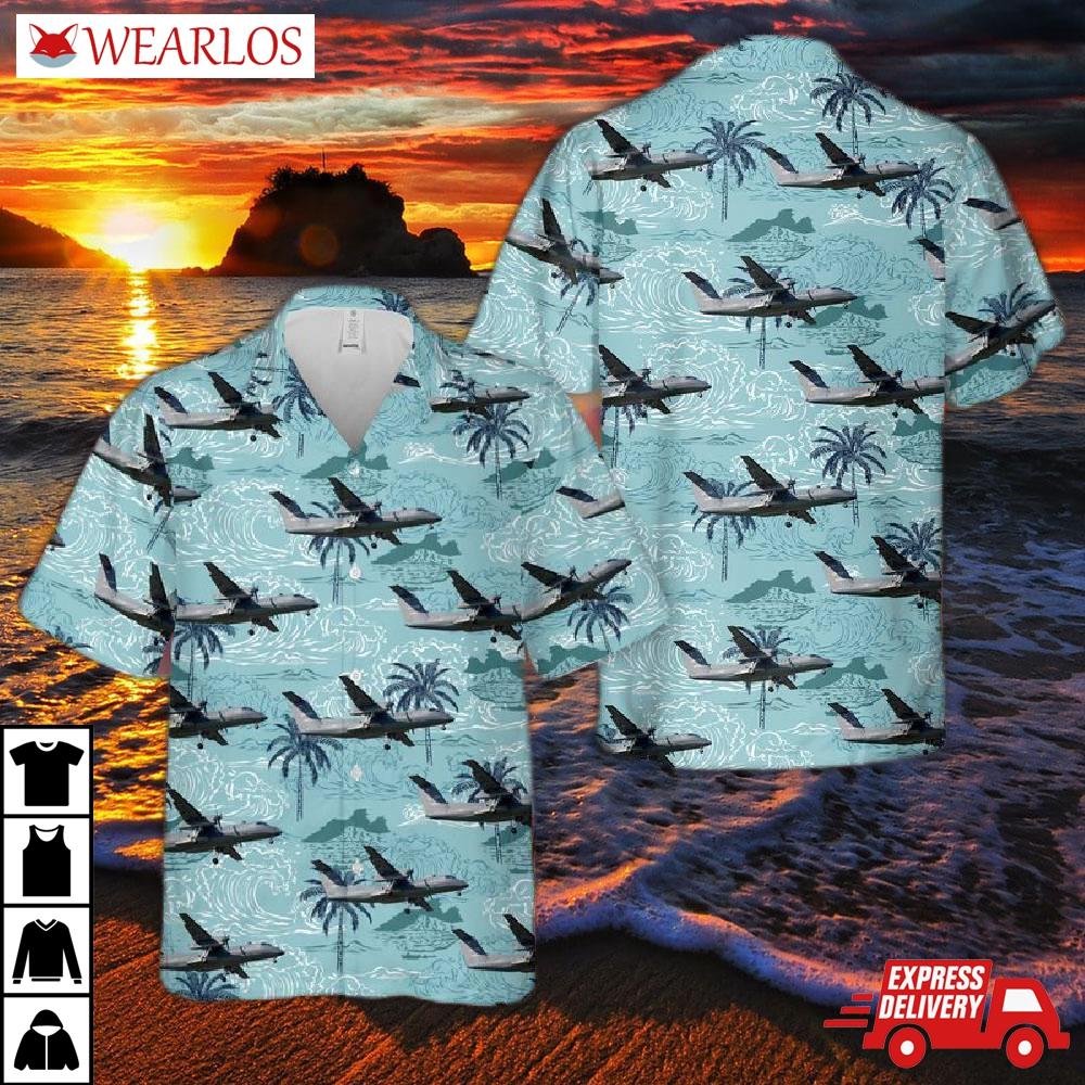 Us Army Dhc-8-311aq Dash 8 (n8300l) Hawaiian Shirt
