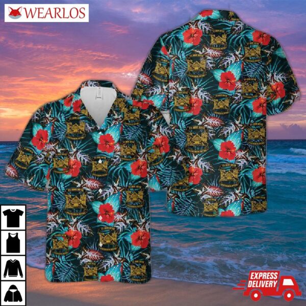 Us Army Diver Engineering Divers Hawaiian Shirt