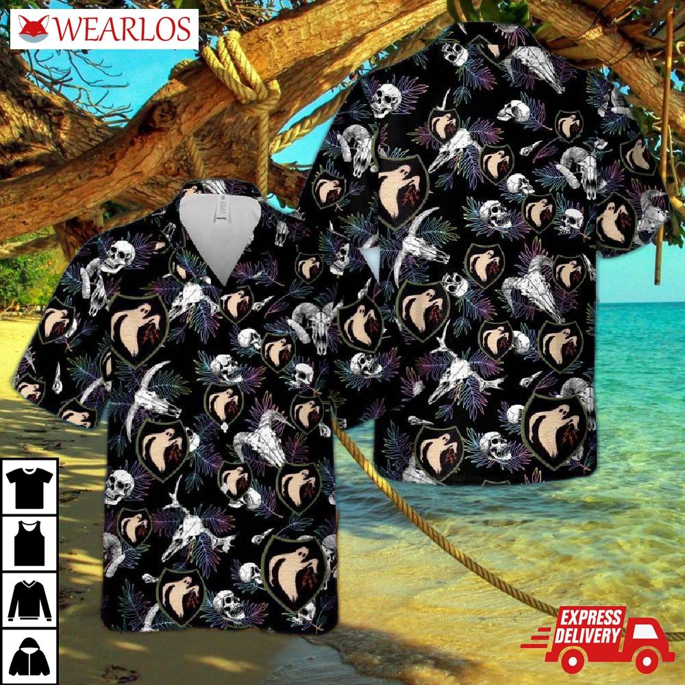 Us Army Ghost Hawaiian Shirt