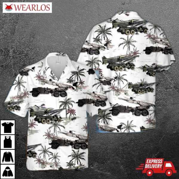 Us Army Honest John Artillery Rocket Hawaiian Shirt