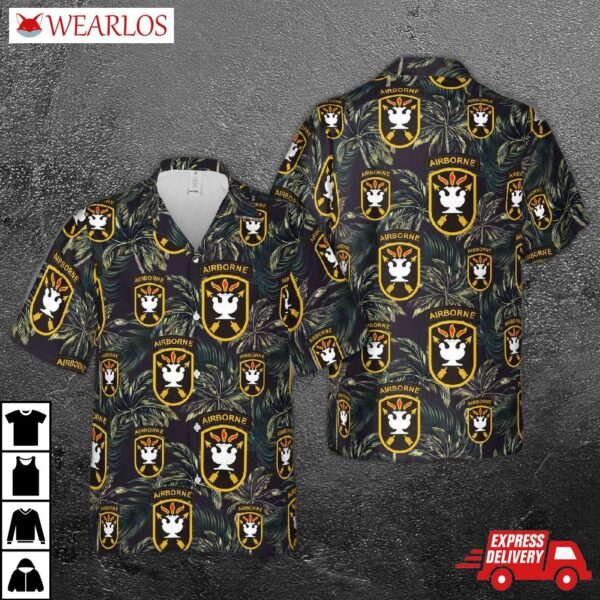 Us Army John F Kennedy Special Warfare Center And School Hawaiian Shirt