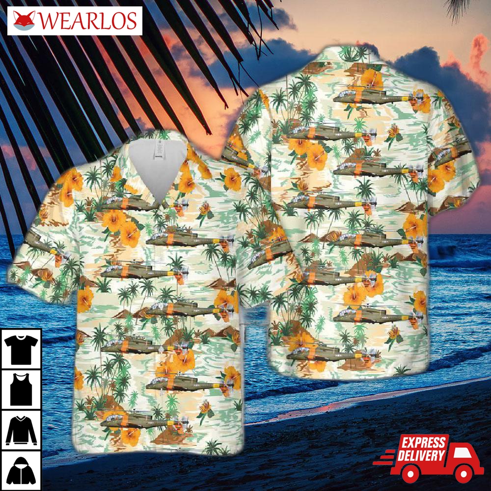 Us Army Lockheed Ah-56a Cheyenne Hawaiian Shirt