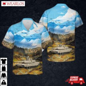 Us Army M1 Abrams Tank Hawaiian Shirt
