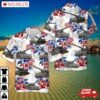 Us Army M110 Howitzer Flag Hawaiian Shirt
