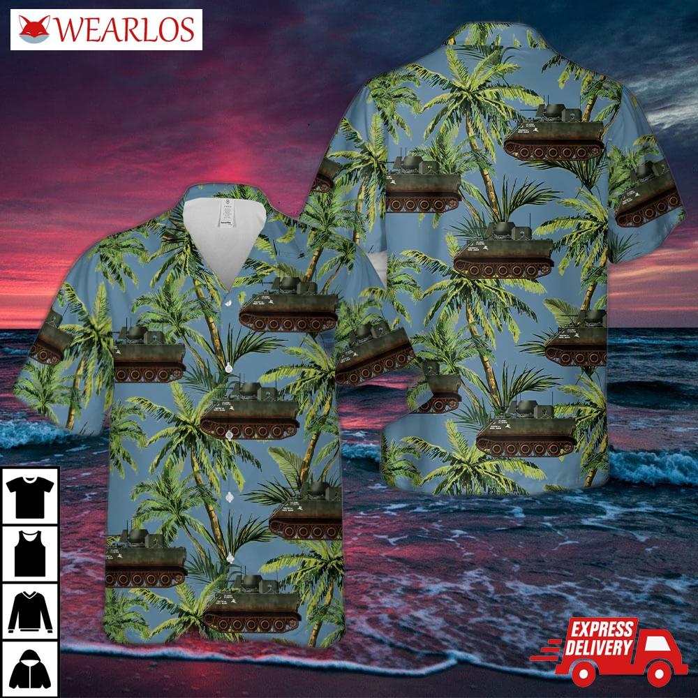 Us Army M113a1 Acav Vietnam 1966 Hawaiian Shirt