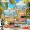 Us Army M1a1 Abrams Tank Fires Hawaiian Shirt