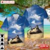 Us Army M3 Lee In Ww2 Hawaiian Shirt