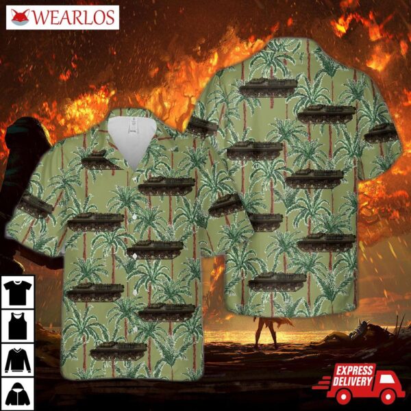 Us Army M35 Prime Mover Hawaiian Shirt