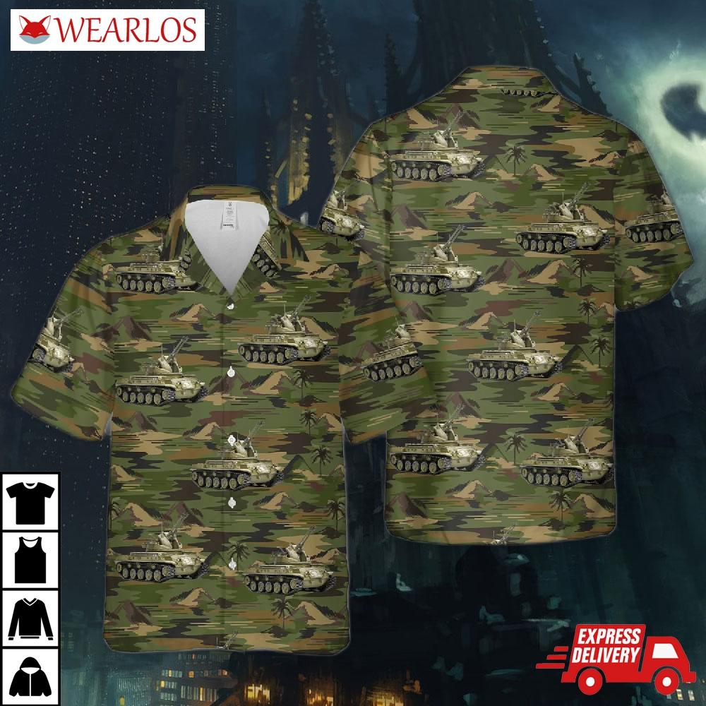 Us Army M42 Duster Hawaiian Shirt
