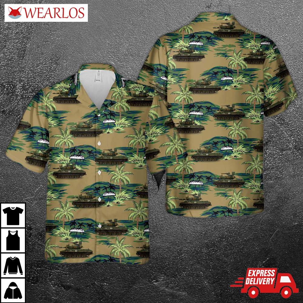 Us Army M551 Acav, 11th Armored Cavalry Regiment, Cambodia, 1970 Hawaiian Shirt
