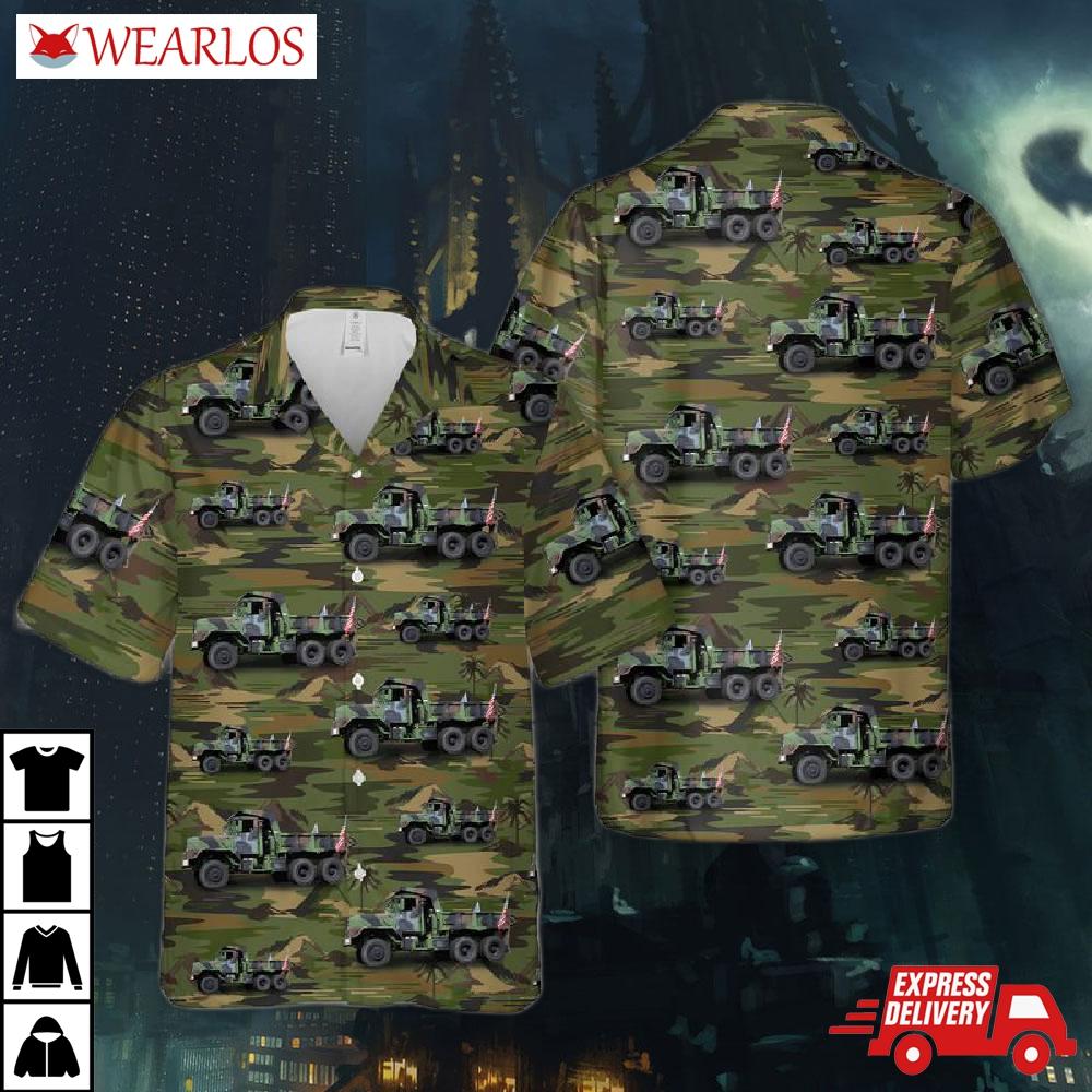 Us Army M939 Truck Hawaiian Shirt
