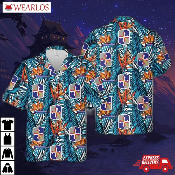 Us Army Maryland National Guard 58th Expeditionary Military Intelligence Brigade Hawaiian Shirt