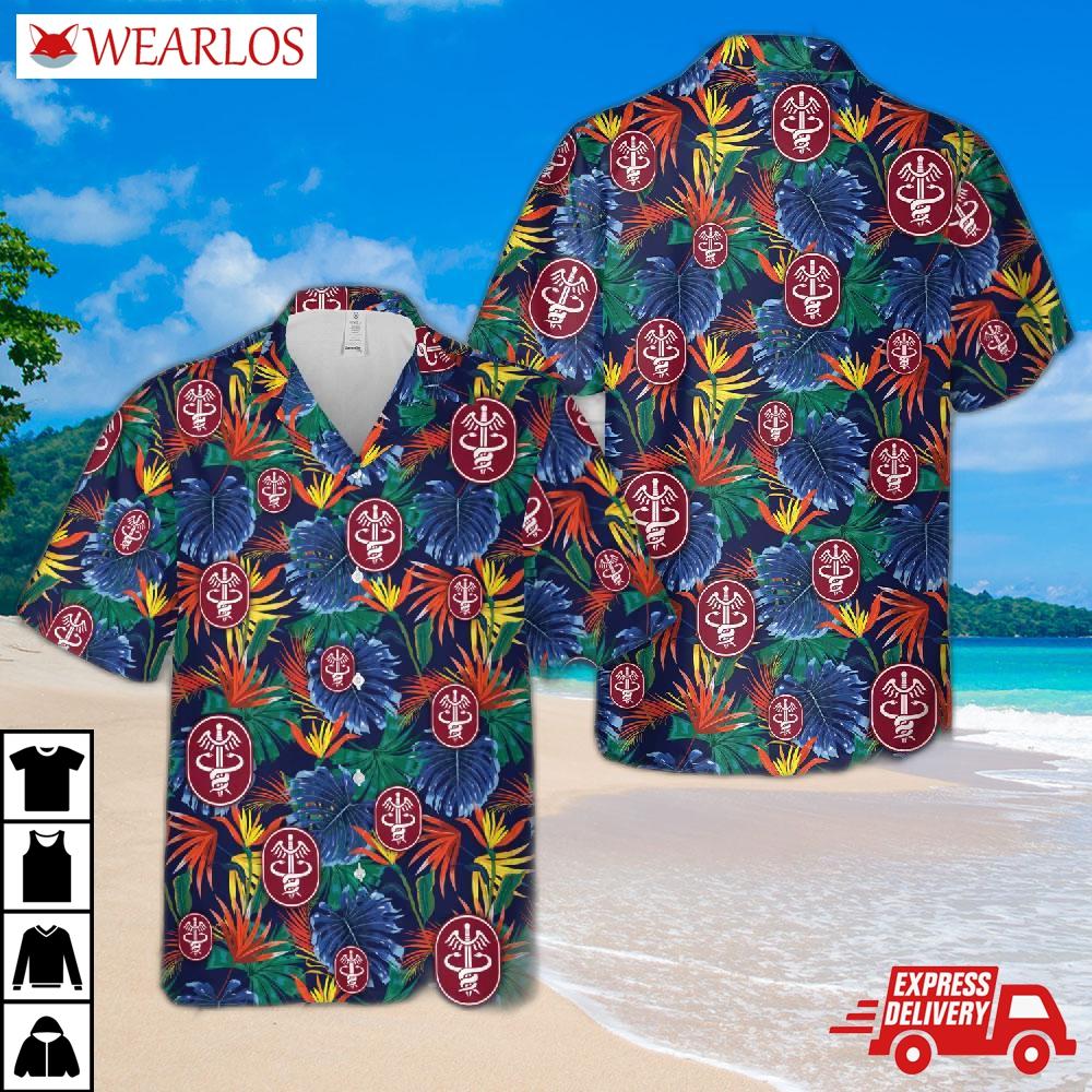 Us Army Medical Command (medcom) Hawaiian Shirt