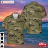 Us Army Mq-1c Gray Eagle Silhouette Hawaiian Shirt