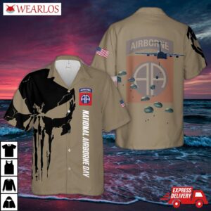 Us Army National Airborne Day, 82nd Division Hawaiian Shirt