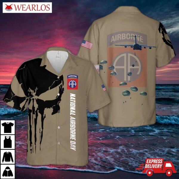 Us Army National Airborne Day, 82nd Division Hawaiian Shirt
