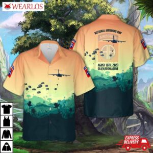 Us Army National Airborne Day, 82nd Division Hawaiian Shirt