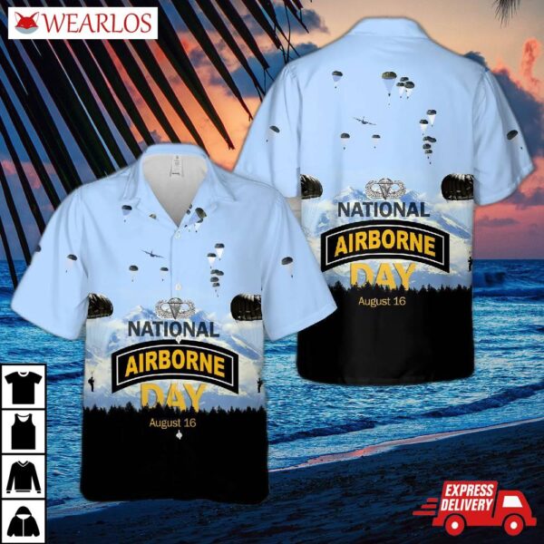 Us Army National Airborne Day Hawaiian Shirt