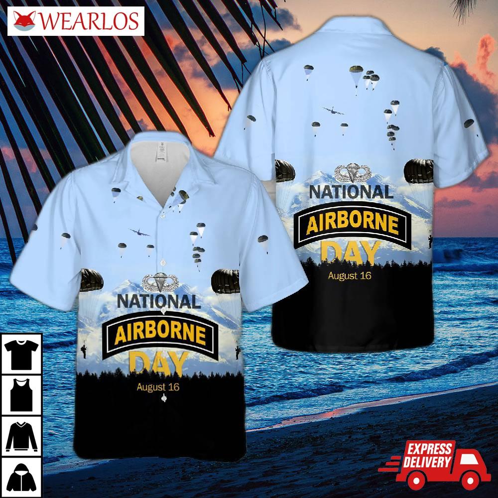 Us Army National Airborne Day Hawaiian Shirt