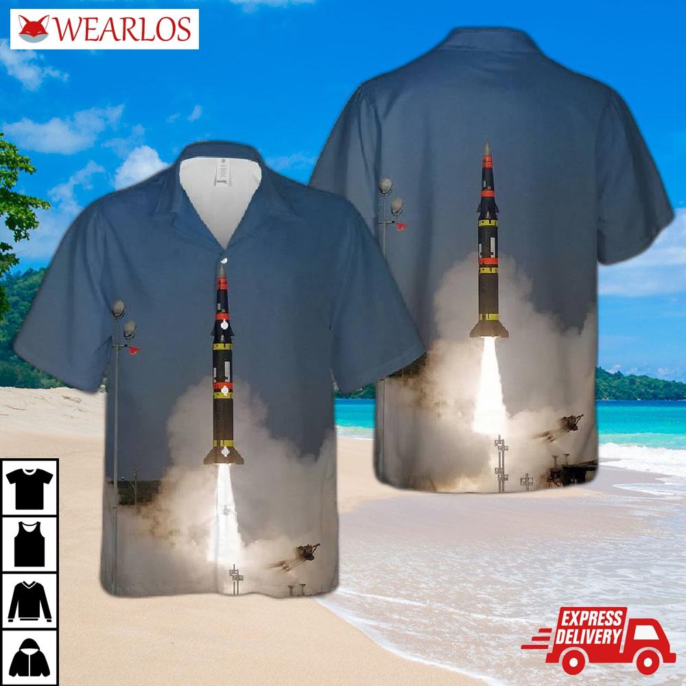Us Army Pershing Ii Weapon System Hawaiian Shirt