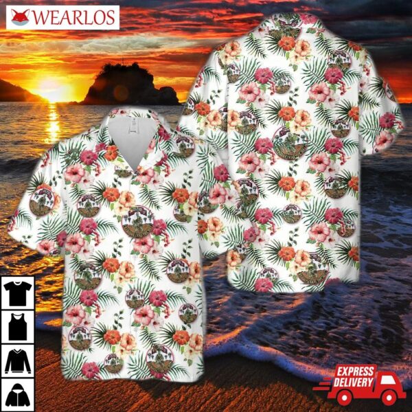 Us Army Ranger Long Range Surveillance Company 425 Infantry Regiment Airborne Hawaiian Shirt