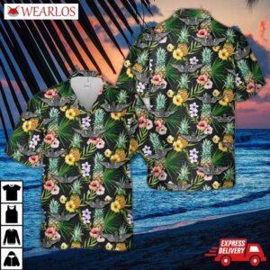 Us Army Senior Aviation Badge Hawaiian Shirt