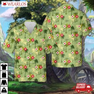 Us Army Signal Corps (usasc) Branch Insignia Hawaiian Shirt