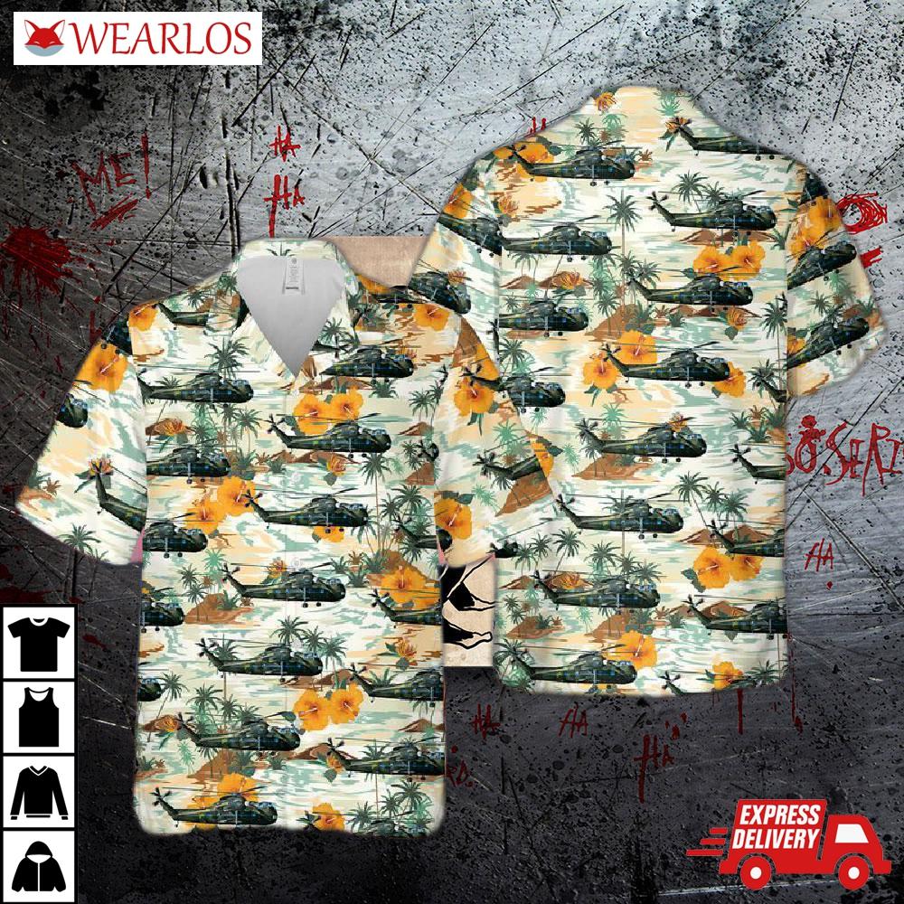Us Army Sikorsky Ch-37b Mojave (s-56) Hawaiian Shirt
