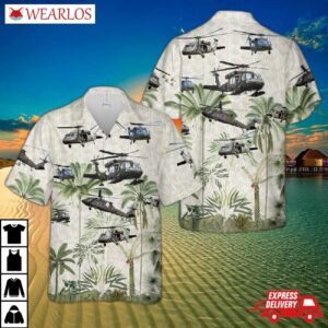 Us Army Sikorsky Uh-60 Black Hawk Hawaiian Shirt