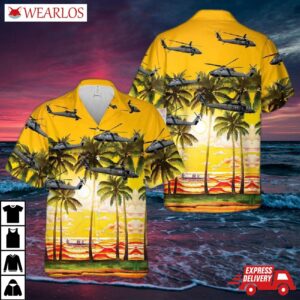 Us Army Sikorsky Uh-60m Blackhawk Hawaiian Shirt