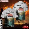 Us Army Sikorsky Uh-60m Blackhawk Medevac Helicopter Hawaiian Shirt