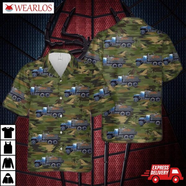 Us Army The Brutus Gun Truck Hawaiian Shirt