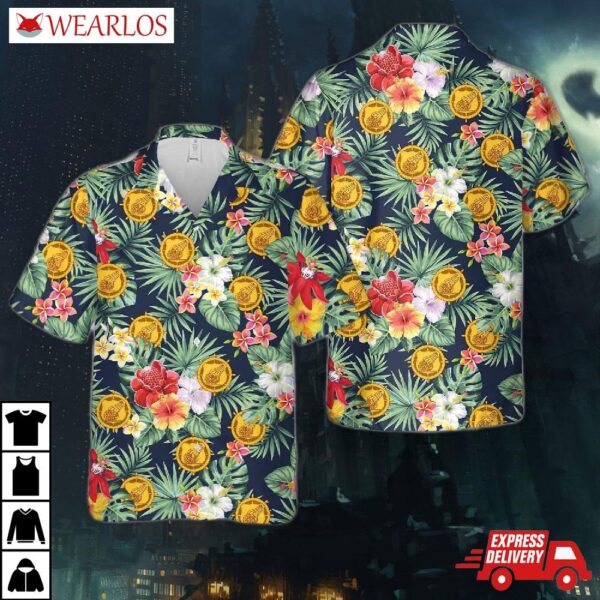 Us Army Transportation Corps Branch Insignia Hawaiian Shirt