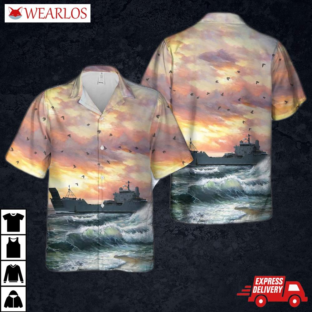 Us Army Usav Cw3 Harold C. Clinger (lsv-2) Hawaiian Shirt