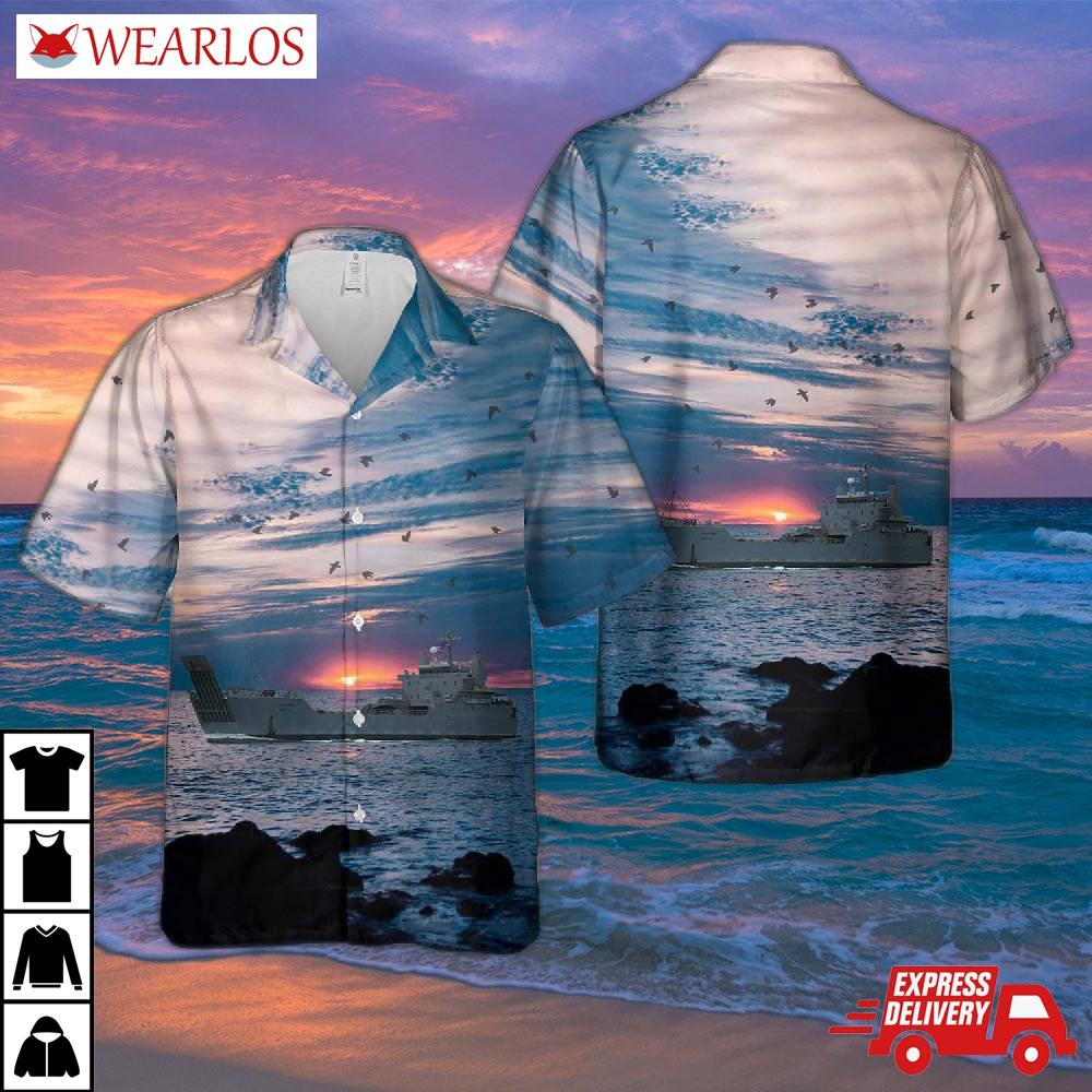 Us Army Usav Cw3 Harold C. Clinger (lsv-2) Hawaiian Shirt