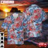 Us Coast Guard Eurocopter Mh-65 Dolphin Helicopter Firework Hawaiian Shirt