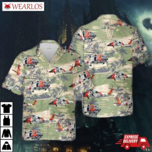 Us Coast Guard Helicopter Hawaiian Shirt