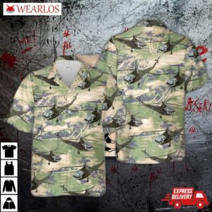 Us Coast Guard Helicopter Short Sleeve Hawaiian Shirt