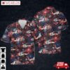 Us Coast Guard Sikorsky Mh-60 Jayhawk Helicopter Firework Hawaiian Shirt