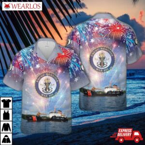 Us Coast Guard Uscgc Sequoia (wlb-215), 4th Of July Hawaiian Shirt