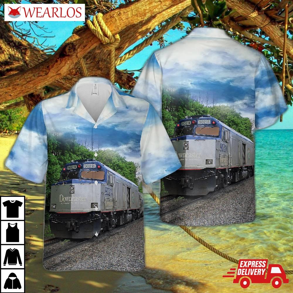 Us Downeaster (train) Passenger Train Hawaiian Shirt