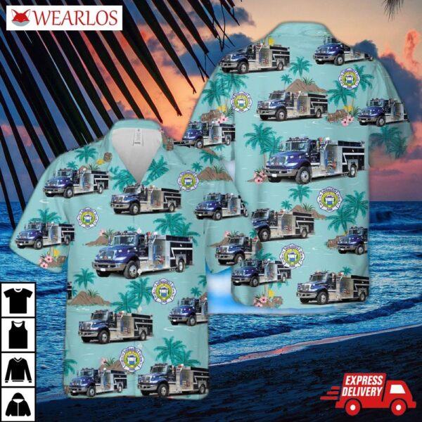 Us Hiwassee Dam Fire Department Hawaiian Shirt