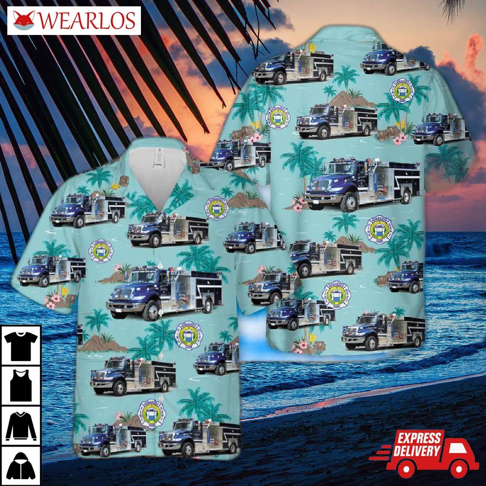 Us Hiwassee Dam Fire Department Hawaiian Shirt